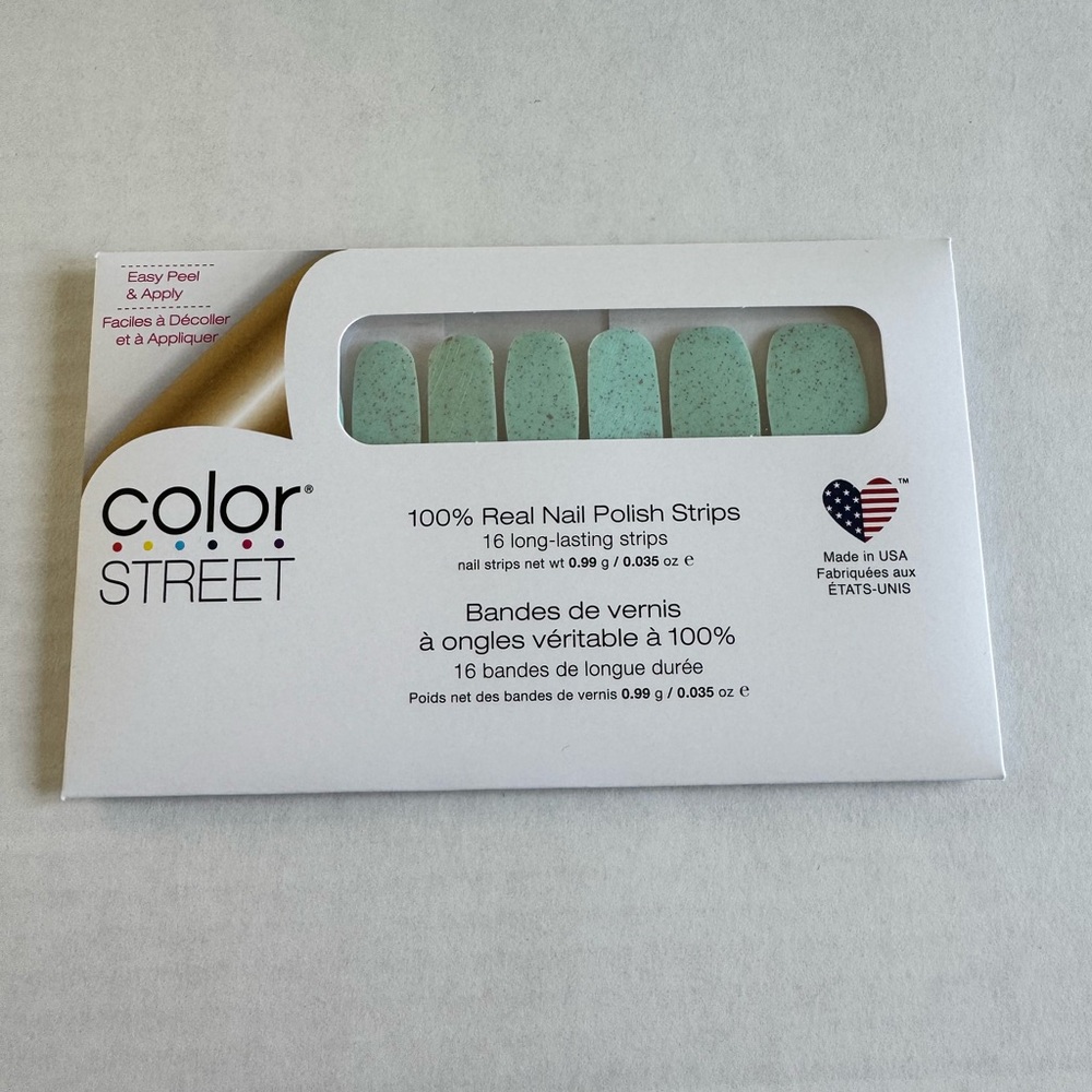 *Exclusive* Color Street: River Fairy | Turquoise Glitter Pastel Spring Summer - Picture 3 of 11